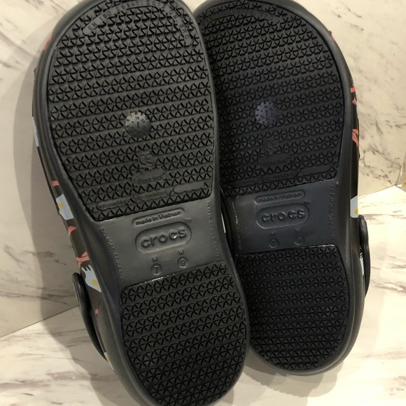 Crocs Bistro Graphic Clog Black Eggs Bacon Unisex - Picture 3 of 10